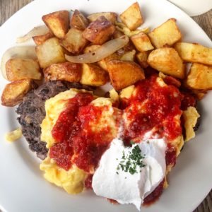 Black Bean Cakes and Eggs